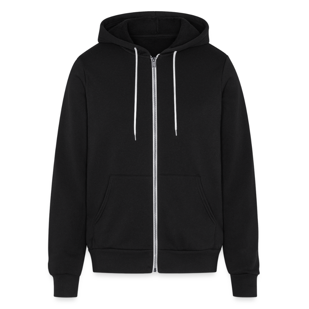 Bella + Canvas Unisex Full Zip Hoodie - black