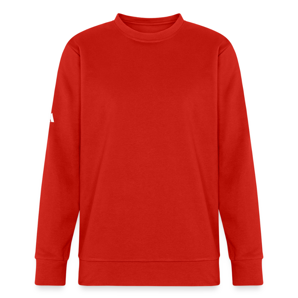 Adidas Unisex Fleece Crewneck Sweatshirt - red