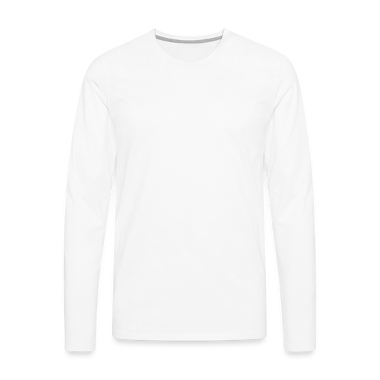 Men's Premium Long Sleeve T-Shirt - white