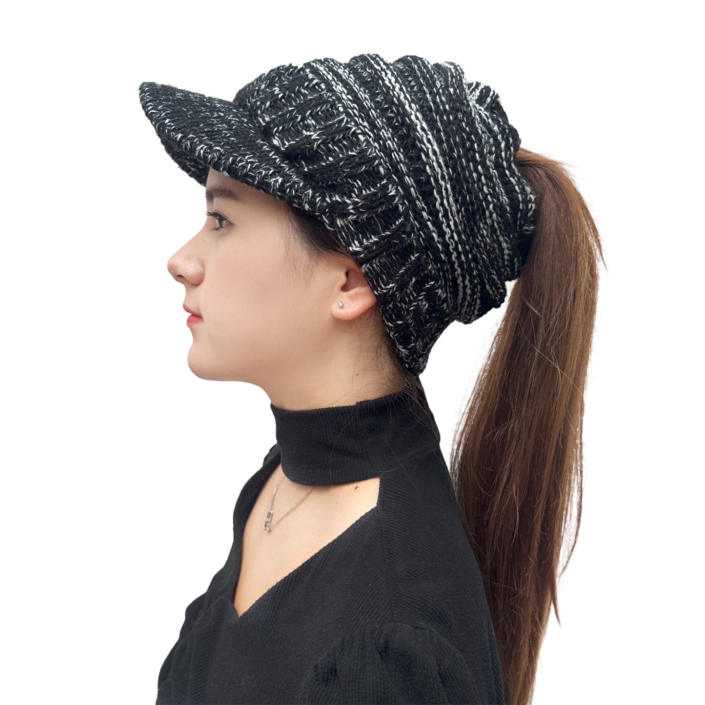 Women's Ear Protection Warm Hat Curling Wool